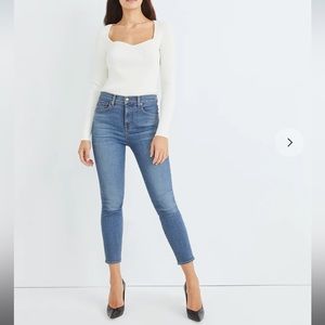 COPY - Veronica Beard Debbie Skinny high rise jeans